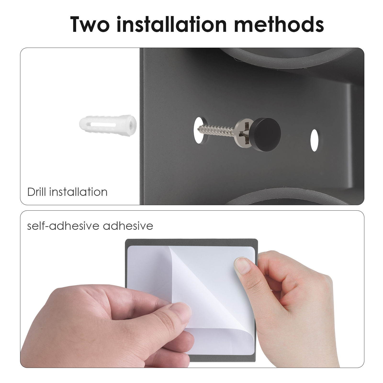 Electric Toothbrush Holders for Bathrooms Wall Mounted, 2 Slots Adhesive Toothbrush Organizer Stand with Diatomite Dish, Compatible with Philips 2100, 4100, 5100, 6100, 6500, 7500 (Grey) - Image 16